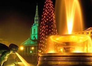 Рождественская ёлка на Трафальгарской площади в Лондоне