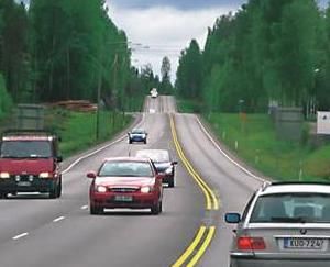 Дорога в Финляндии