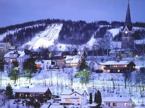 Зимой в Норвегии